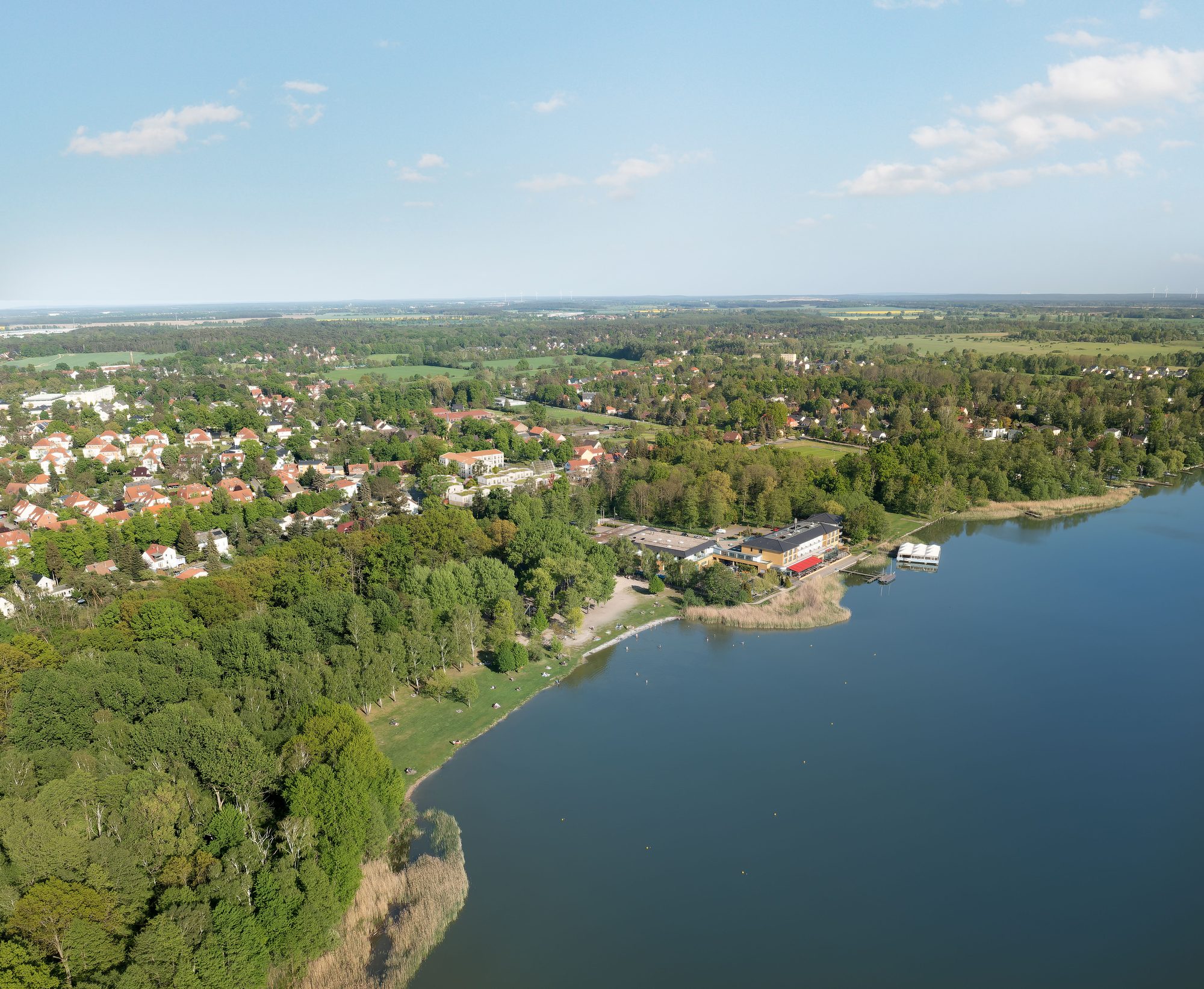 Rangsdorfer See mit Uferweg